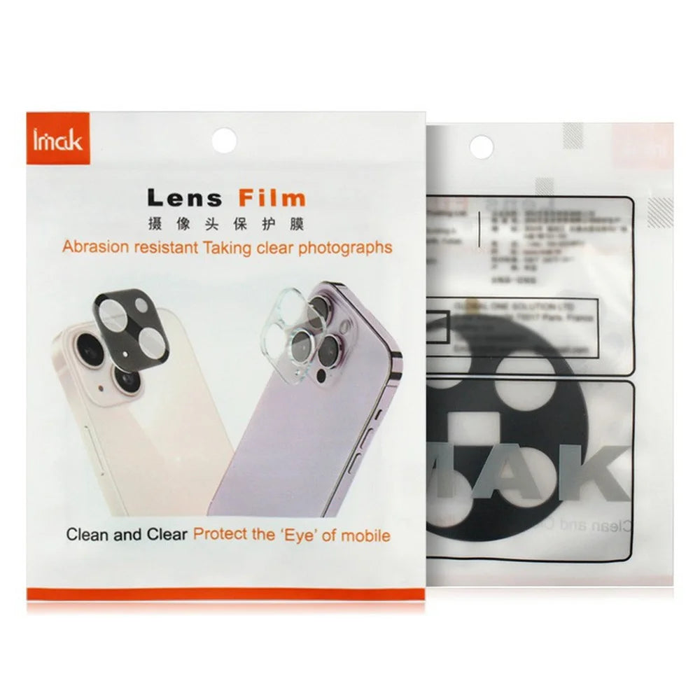 IMAK For Google Pixel 9a Camera Lens Film Metal Lens Cap + Tempered Glass Lens Protector - Silver - 6