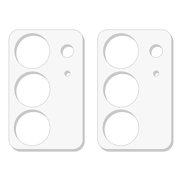 2Pcs For Realme C75x Camera Lens Protector 3D Arc Edge Anti-Scratch Tempered Glass Lens Film - 2