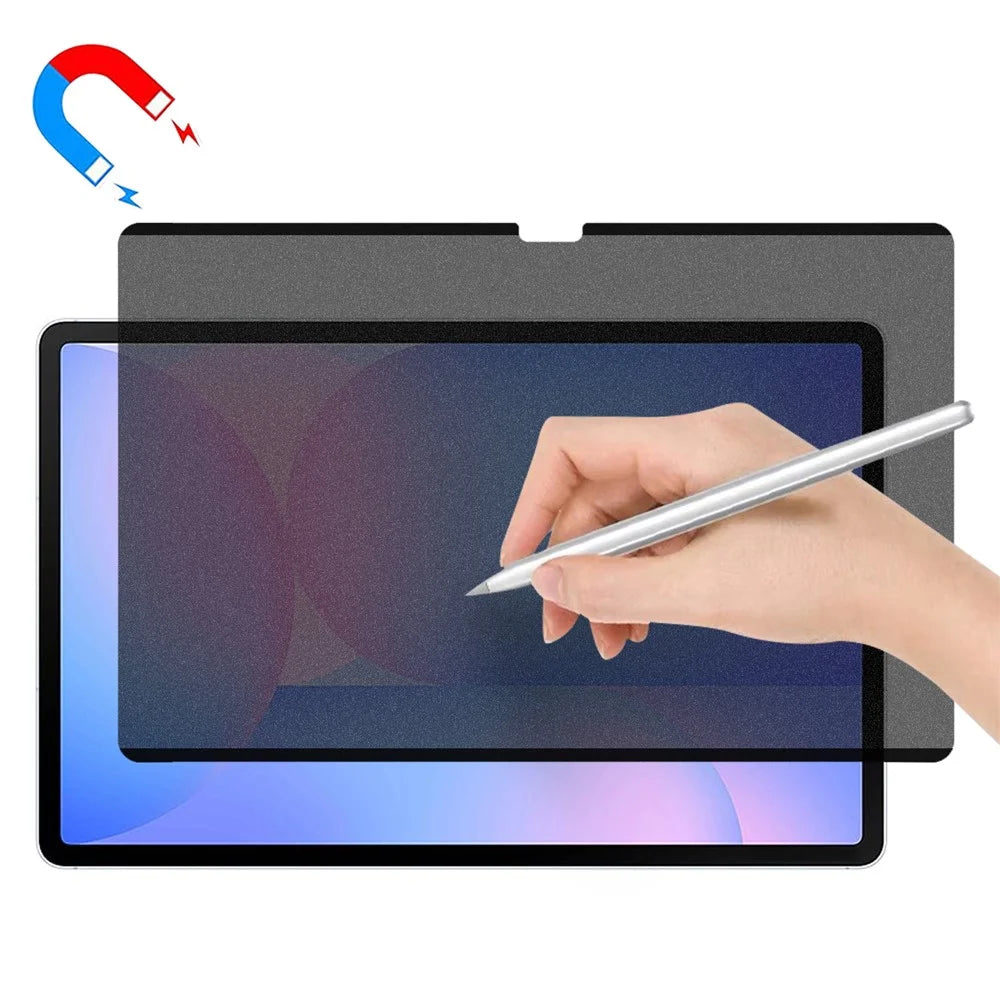 For Samsung Galaxy Tab S10 FE+ Paperlike Screen Protector Magnetic PET Anti-Spy Film - 1