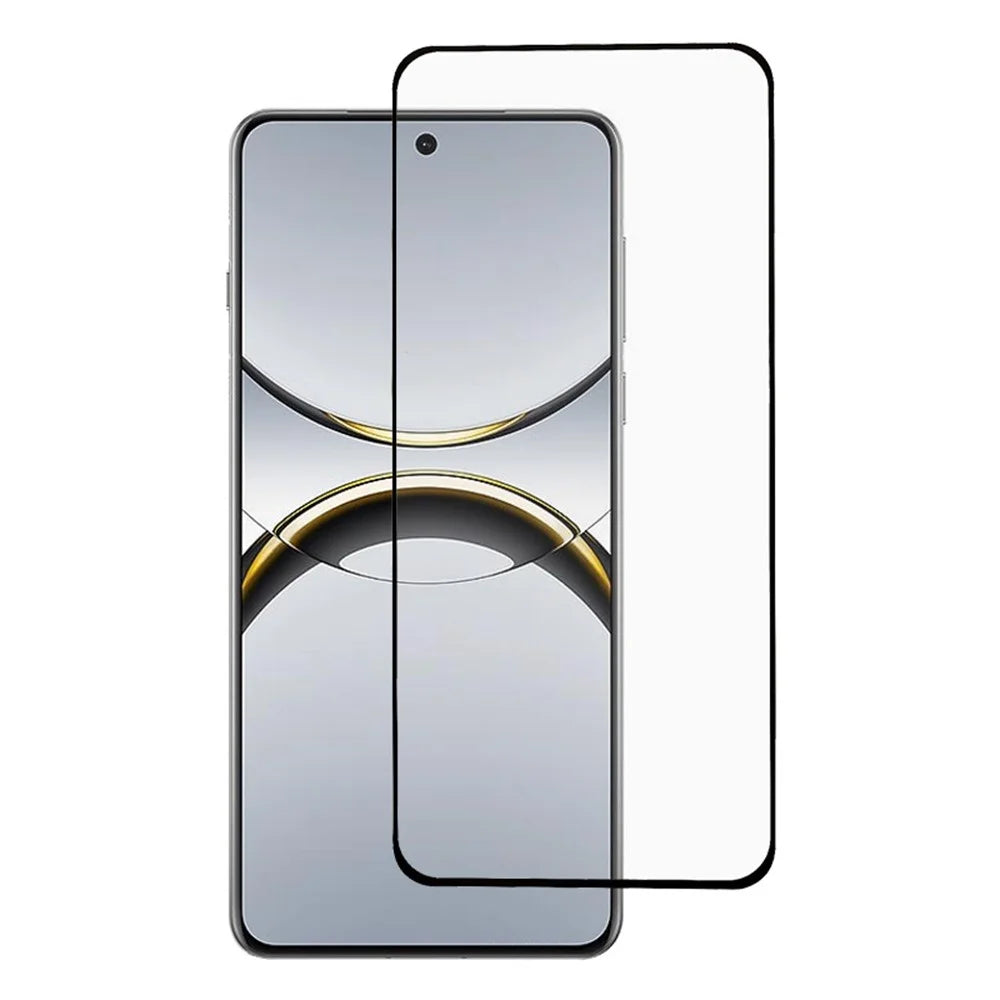 For Oppo Find X8 Pro 5G / Reno13 Pro 5G Screen Protector Silk Printing Full Cover Full Glue Curved Tempered Glass Film - 1