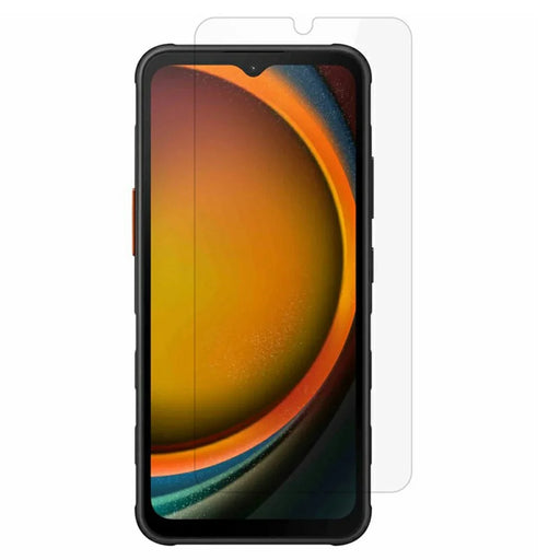 AMORUS For Samsung Galaxy XCover7 Pro Front Screen Protector 2.5D Arc Edge 9H High Aluminum-Silicon Glass Film - 1
