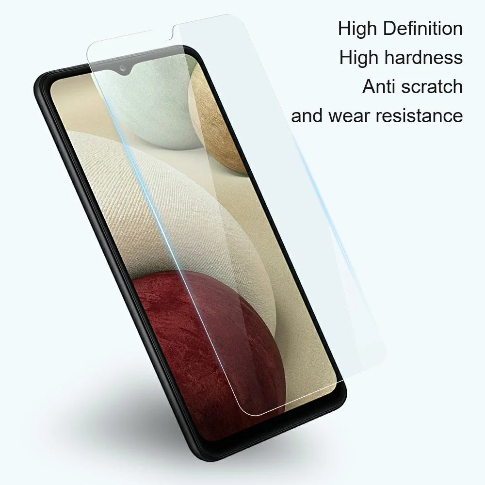 AMORUS For Samsung Galaxy XCover7 Pro Front Screen Protector 2.5D Arc Edge 9H High Aluminum-Silicon Glass Film - 3