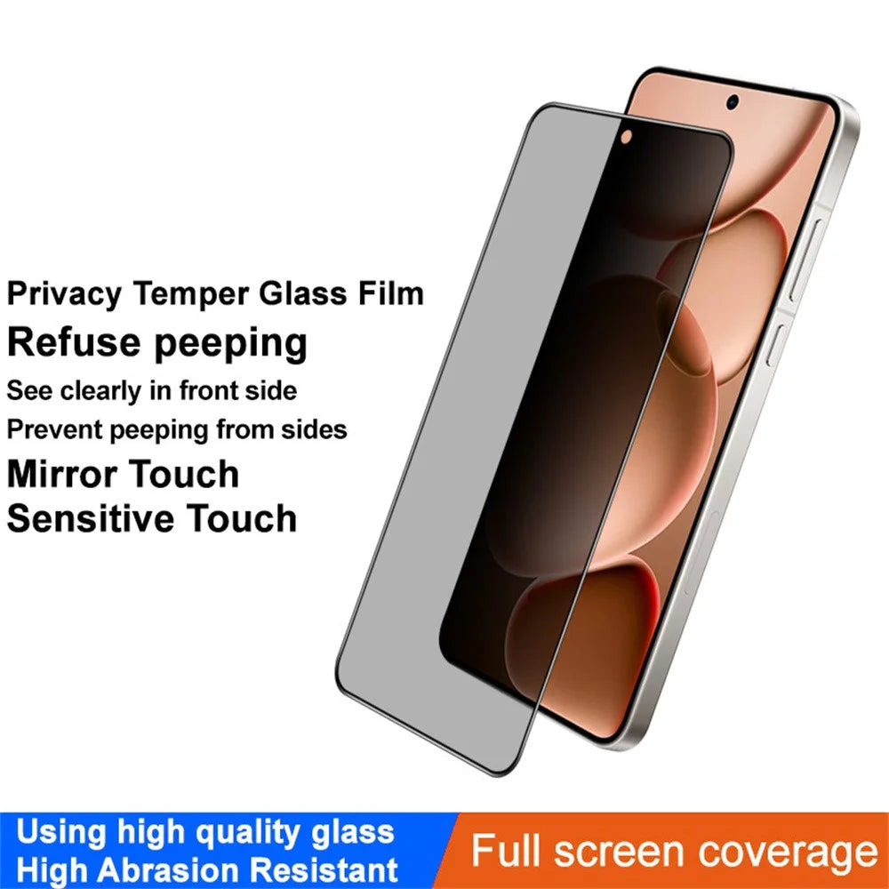 IMAK For Oppo Find X8 Ultra 5G Anti Peep Tempered Glass Screen Protector Full Coverage - 3