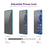 ENKAY HAT PRINCE For Honor X8c 4G Privacy Screen Protector  28-degree Anti-Spy Tempered Glass - Black - 4