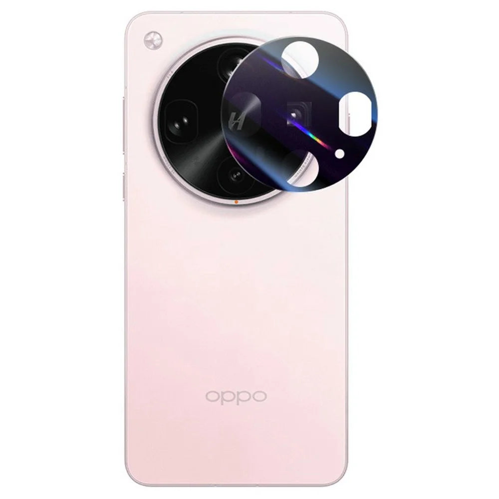 RURIHAI For Oppo Find X8 Ultra 5G Camera Lens Protector Silk Printing High Aluminium-Silicon Glass Lens Film Easy Installation - 1