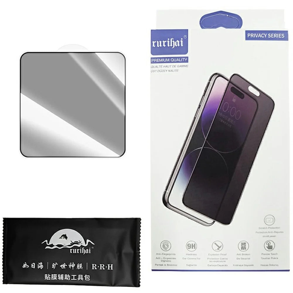 RURIHAI For Huawei Pura X Privacy Screen Protector 0.3mm 2.5D High Aluminum-Silicon Glass Anti Spy Film - 7