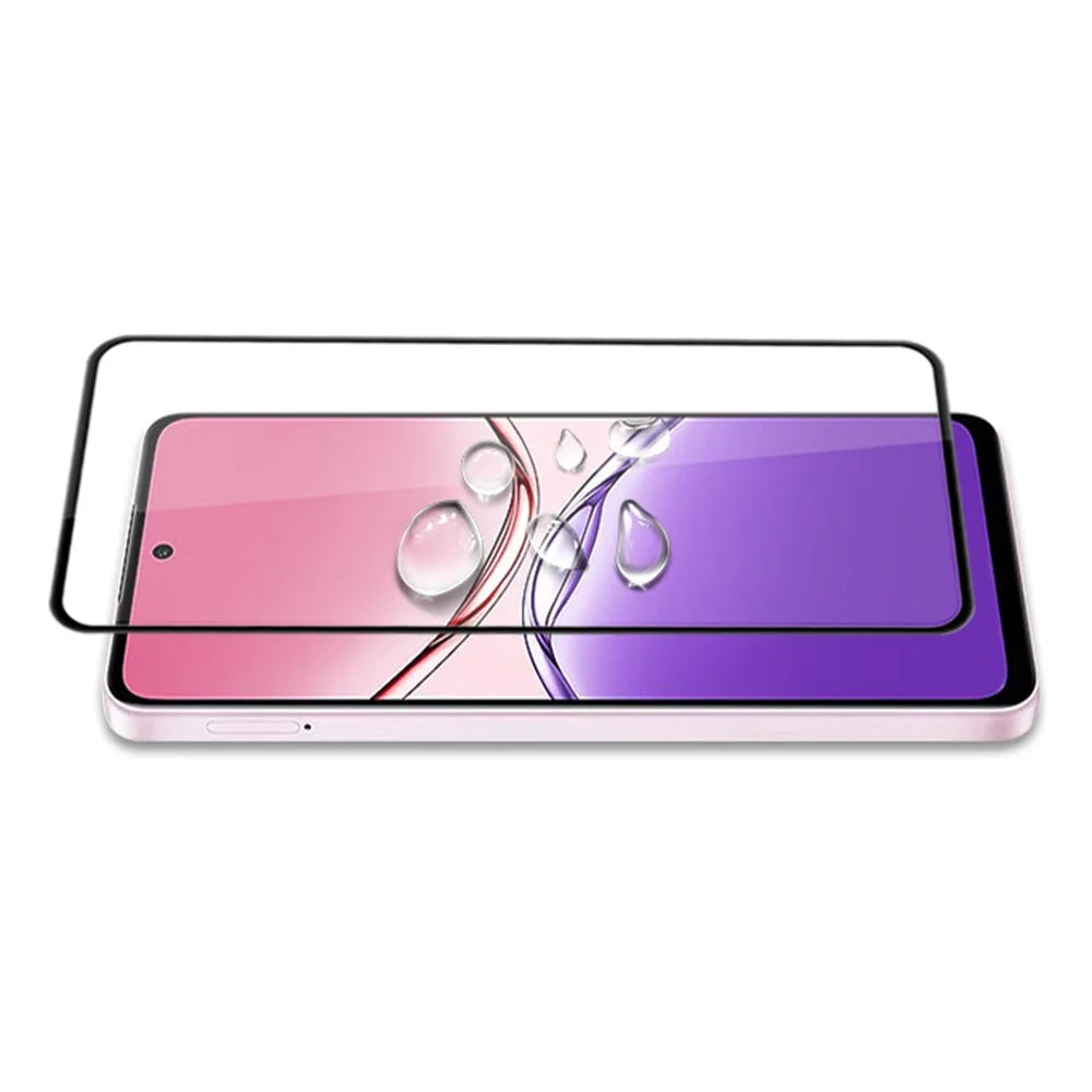 MOCOLO For Oppo A5 Pro 5G Screen Protector Anti-Shatter Silk Printing Tempered Glass Film - Black - 3
