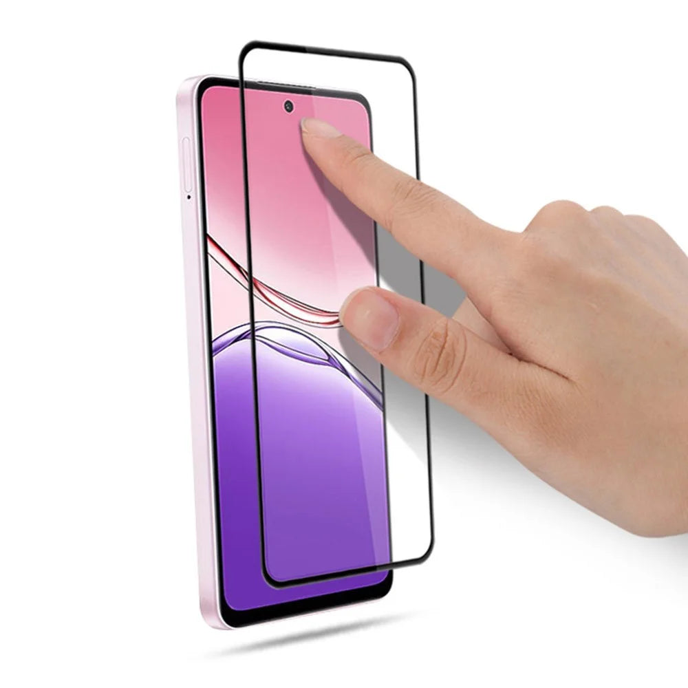 MOCOLO For Oppo A5 Pro 5G Screen Protector Anti-Shatter Silk Printing Tempered Glass Film - Black - 4