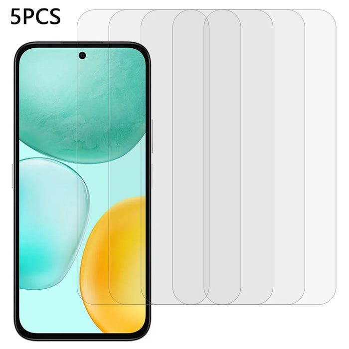 5Pcs For Honor Play 60 5G Front Screen Protector 0.3mm 2.5D Tempered Glass Clear Film - 1