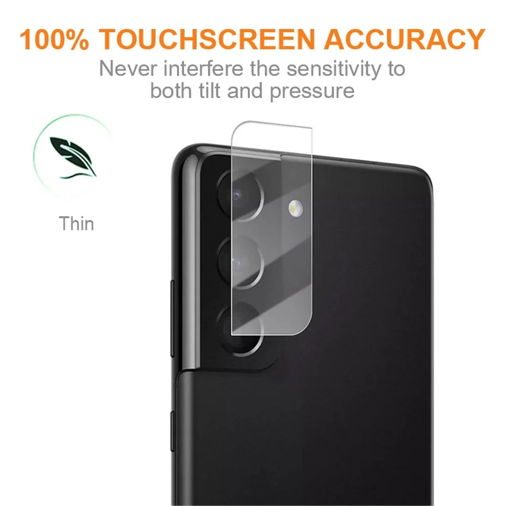 AMORUS For Samsung Galaxy S21 5G / S21+ 5G Camera Lens Protector Anti-explosion Tempered Glass HD Clear Back Camera Protective Film - 3