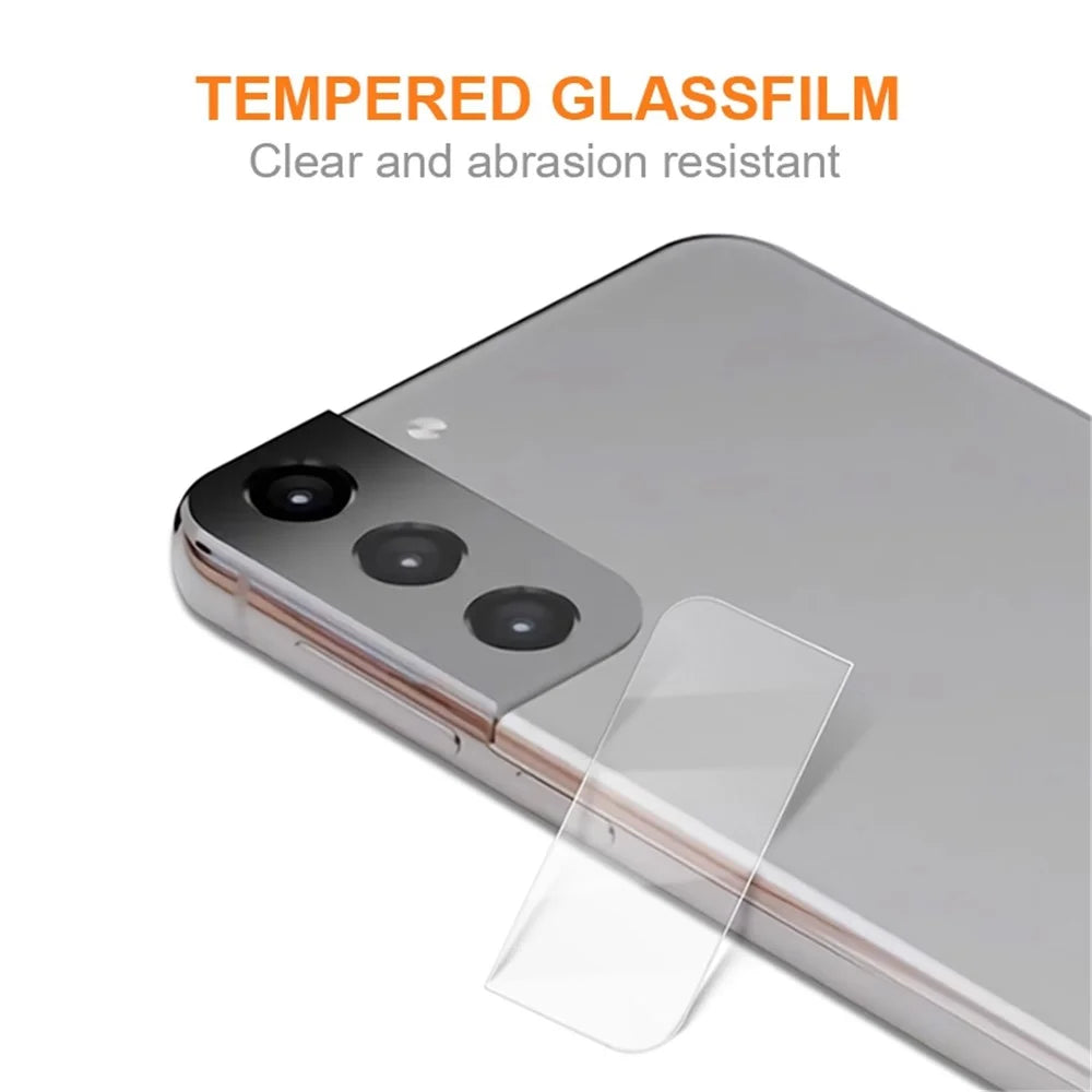 AMORUS For Samsung Galaxy S21 5G / S21+ 5G Camera Lens Protector Anti-explosion Tempered Glass HD Clear Back Camera Protective Film - 4