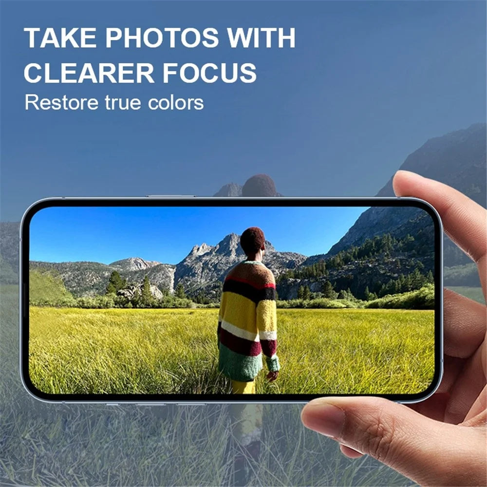 AMORUS For Samsung Galaxy S21 5G / S21+ 5G Camera Lens Protector Anti-explosion Tempered Glass HD Clear Back Camera Protective Film - 5