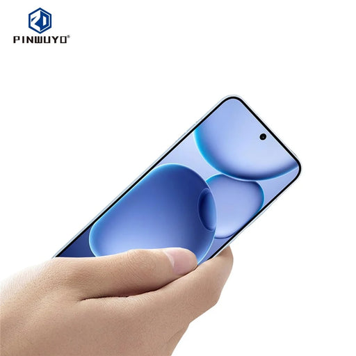 PINWUYO For Oppo Find X8s 5G Tempered Glass Film  Explosion-proof 9H 3D Full Screen Protector - Black - 2