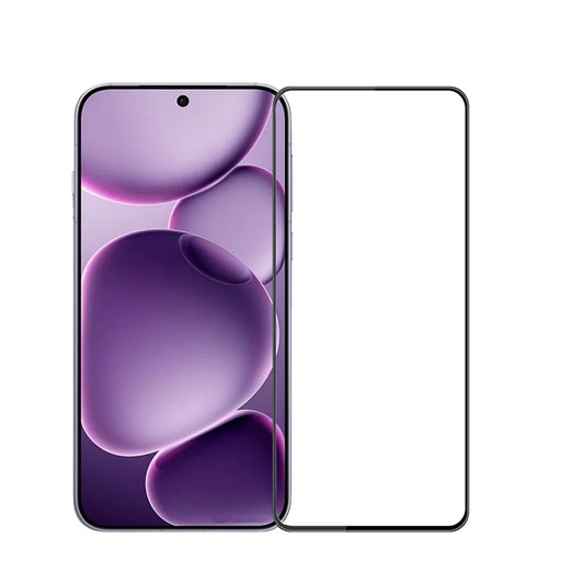 MOFI For Oppo Find X8s+ 5G Screen Protector  9H 3D Curved Tempered Glass Film - Black - 1
