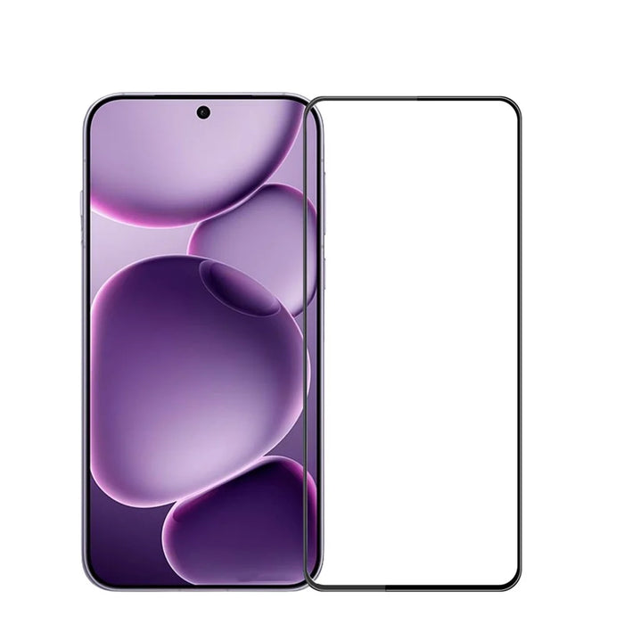 MOFI For Oppo Find X8s+ 5G Screen Protector  9H 3D Curved Tempered Glass Film - Black - 1