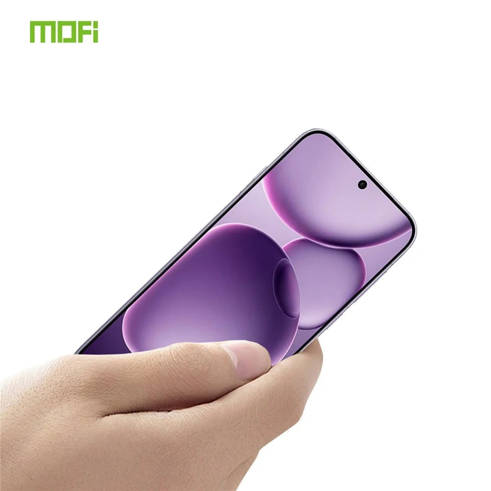 MOFI For Oppo Find X8s+ 5G Screen Protector  9H 3D Curved Tempered Glass Film - Black - 2