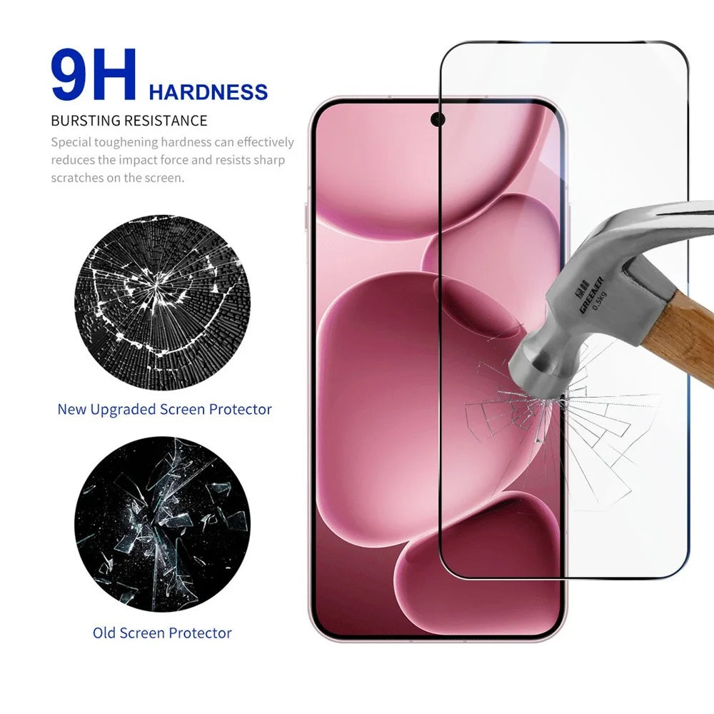RURIHAI 10Pcs For Oppo Find X8s 5G High Aluminium-Silicon Glass Film 0.26mm 2.5D Screen Protector - 3