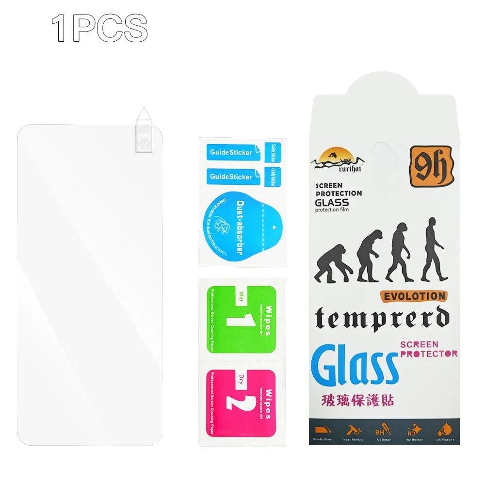 RURIHAI For Realme 14 5G Screen Protector 0.26mm 2.5D High Aluminium Silicon Glass Film - 7