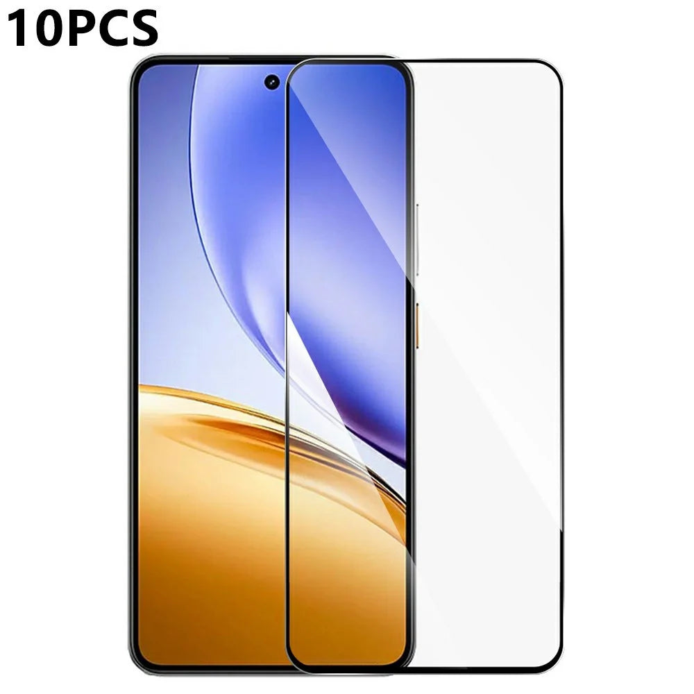 RURIHAI 10Pcs For Realme 14 5G High Aluminium-Silicon Glass Film 0.26mm 2.5D Screen Protector - 1