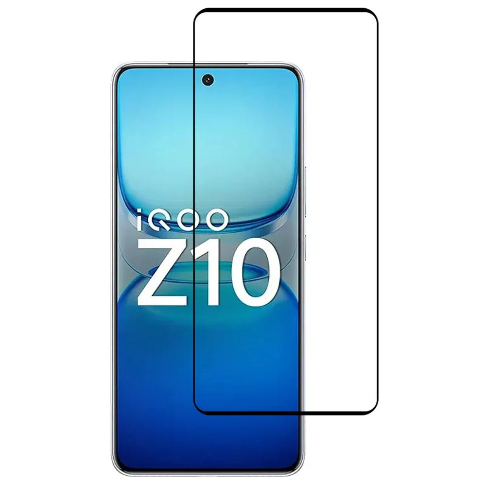 For vivo iQOO Z10 5G Silk Printing Screen Protector 3D High Aluminum-Silicon Glass Film - 1
