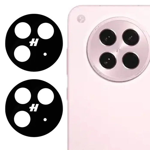 2Pcs For Oppo Find X8s 5G Camera Lens Protector 2.5D Arc Edge Silk Printing Tempered Glass Rear Lens Film - 1