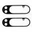 2Pcs For Google Pixel 10 Pro XL Camera Lens Protector 2.5D Arc Edge Silk Printing Tempered Glass Rear Lens Film - 1