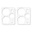 2Pcs For Realme 14 5G Camera Lens Protector 3D Arc Edge Anti-Scratch Tempered Glass Lens Film - 2