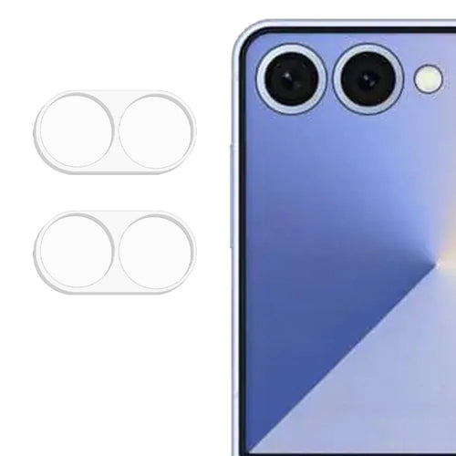 2Pcs For Samsung Galaxy Z Flip7 5G Camera Lens Protector 3D Arc Edge Anti-Scratch Tempered Glass Lens Film - 1