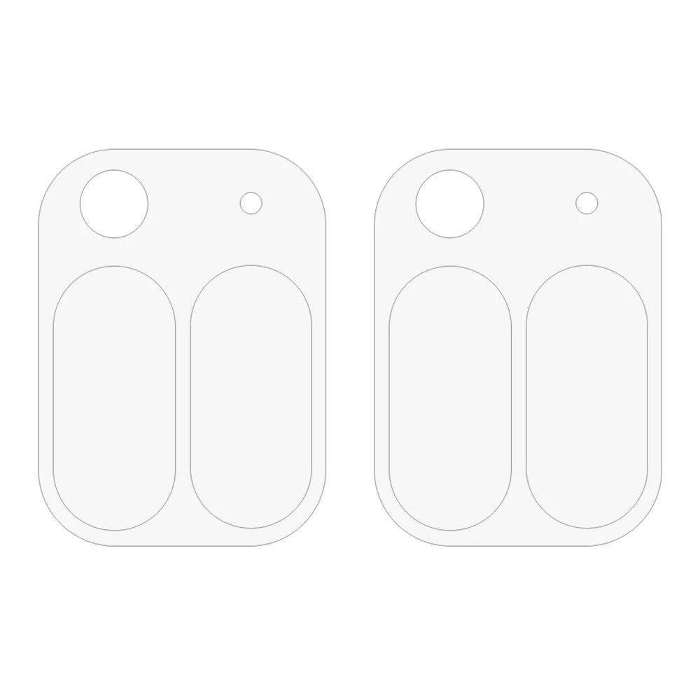 2PCS For Google Pixel 10 Pro Fold Camera Lens Protector 2.5D Tempered Glass Lens Film (Large Version) - 1