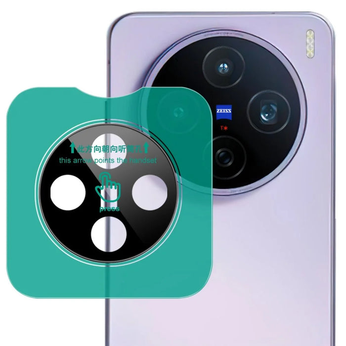IMAK For vivo X200s 5G Tempered Glass Camera Lens Protector with Self Positioning Frame (Black Version) - 1