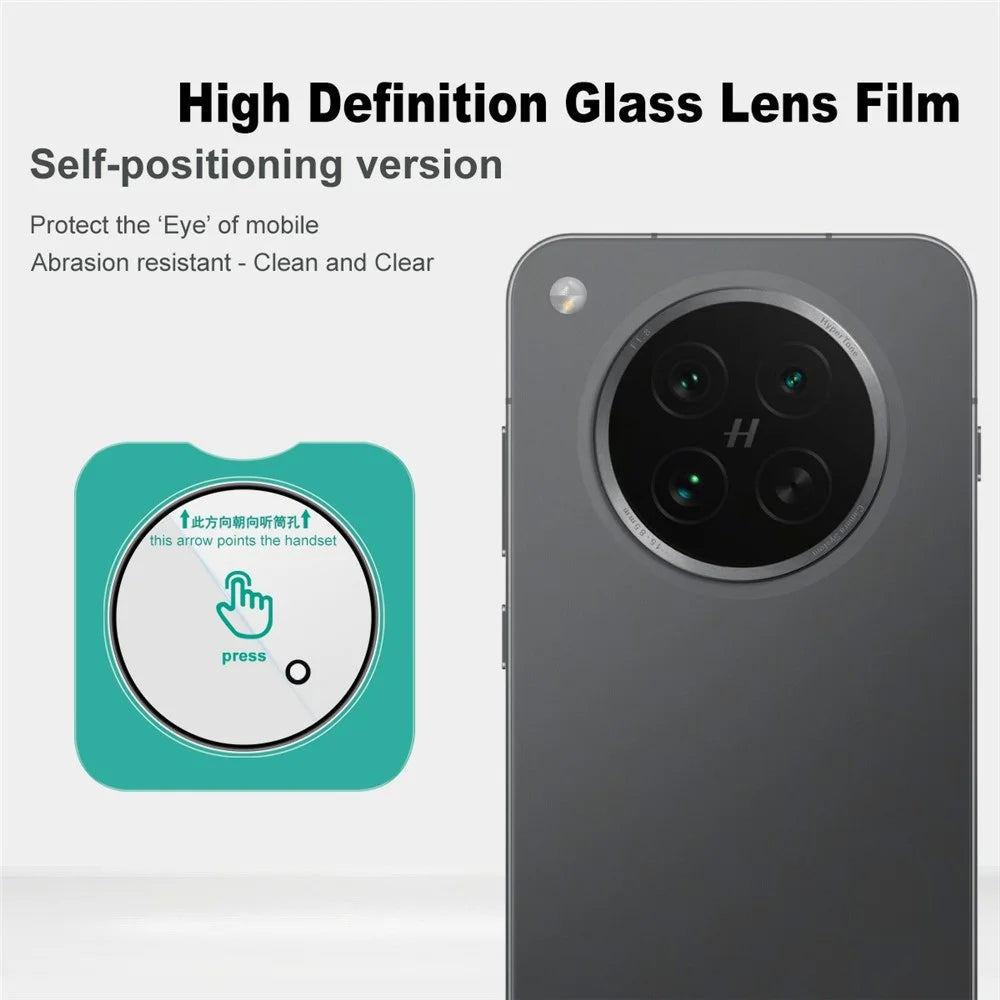 IMAK For Oppo Find X8s 5G Camera Lens Protector Tempered Glass Lens Film with Self Positioning Frame - 3