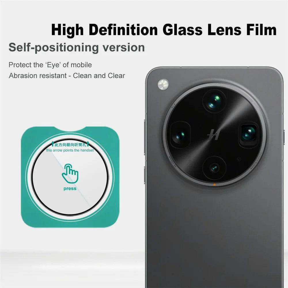 IMAK For Oppo Find X8 Ultra 5G Camera Lens Protector Tempered Glass Lens Film with Self Positioning Frame - 3