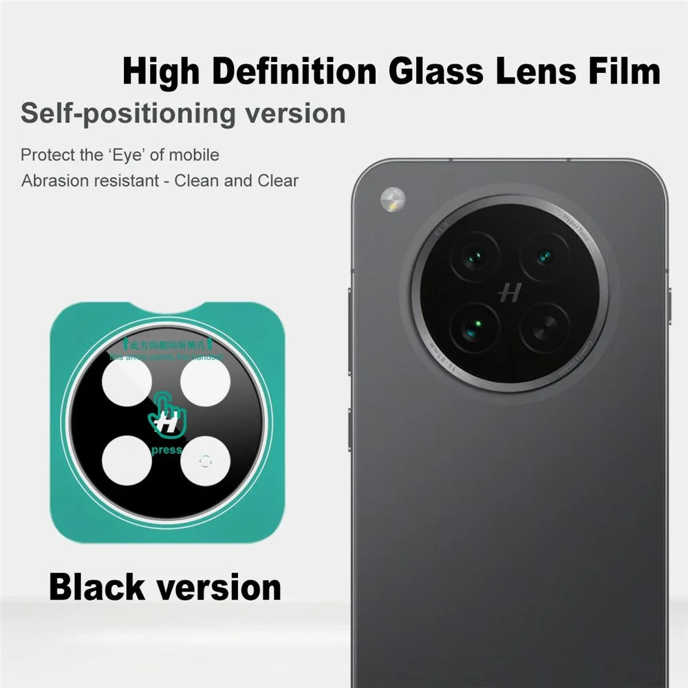 IMAK For Oppo Find X8s 5G Tempered Glass Camera Lens Protector with Self Positioning Frame (Black Version) - 3