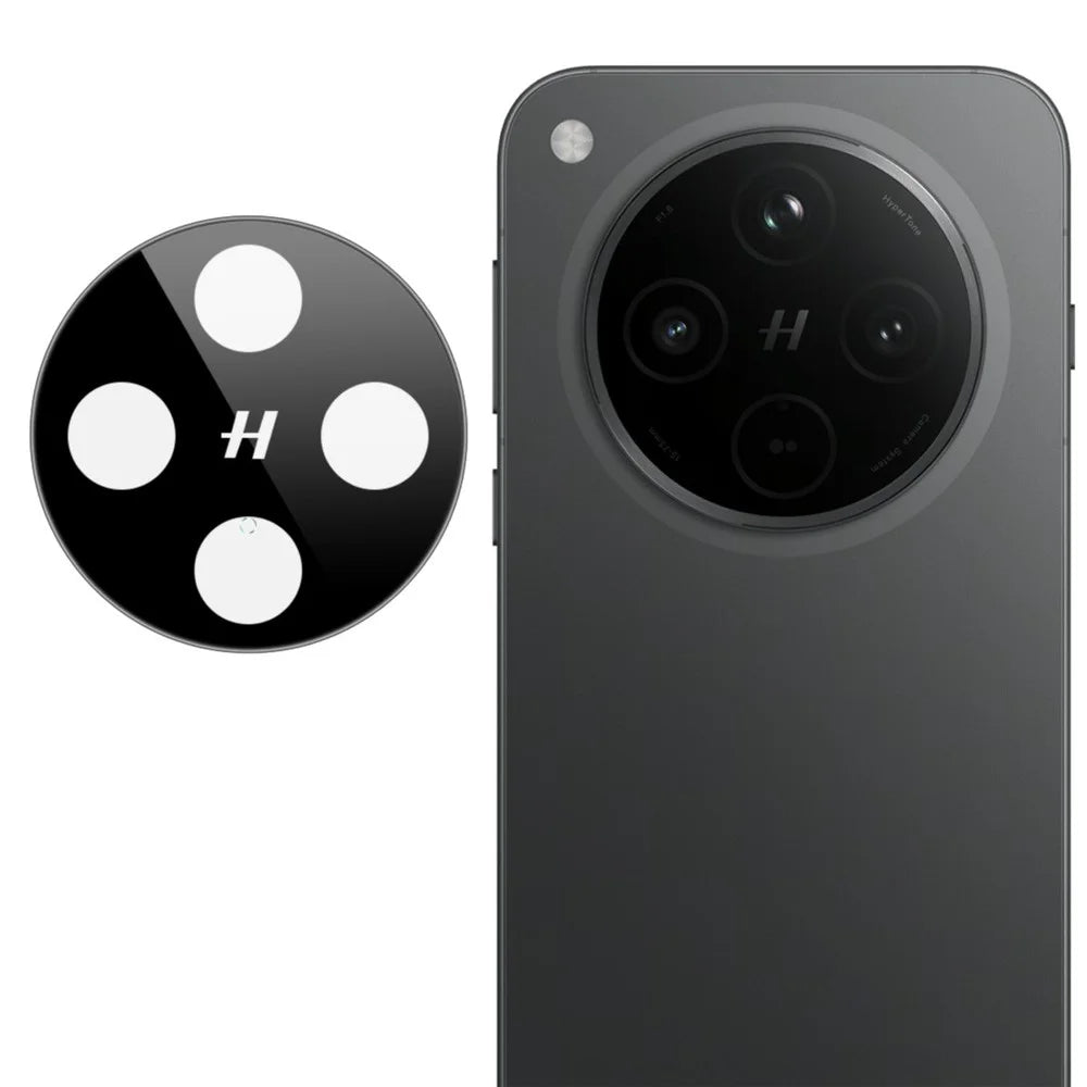 IMAK For Oppo Find X8s+ 5G Tempered Glass Camera Lens Protector with Self Positioning Frame (Black Version) - 2
