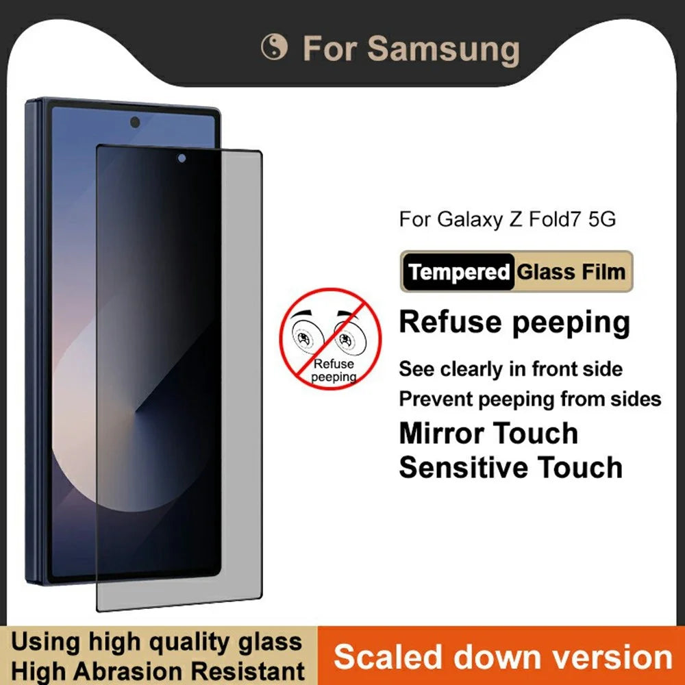 IMAK For Samsung Galaxy Z Fold8 Ultra / Z Fold7 5G Tempered Glass Screen Protector Full Glue Anti-Spy Phone Screen Film (Scaled Down Version) - 4