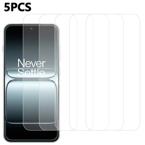 5Pcs For OnePlus 13T 5G Front Screen Protector 0.3mm 2.5D Tempered Glass Clear Film - 1