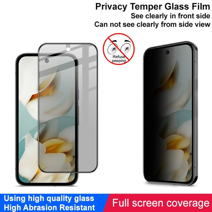 IMAK For Google Pixel 9a Anti Peep Tempered Glass Screen Protector Full Coverage - 6