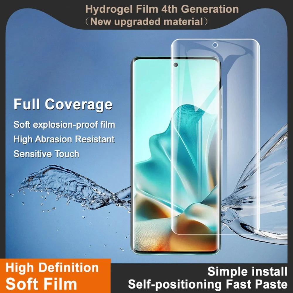 IMAK Hydrogel Film 4th Gen For Motorola Edge (2025) 5G / Edge 60 5G / 60 Fusion 5G / Edge 60 Pro 5G / Edge 60S 5G Full Screen Protector Clear TPU Film - 3
