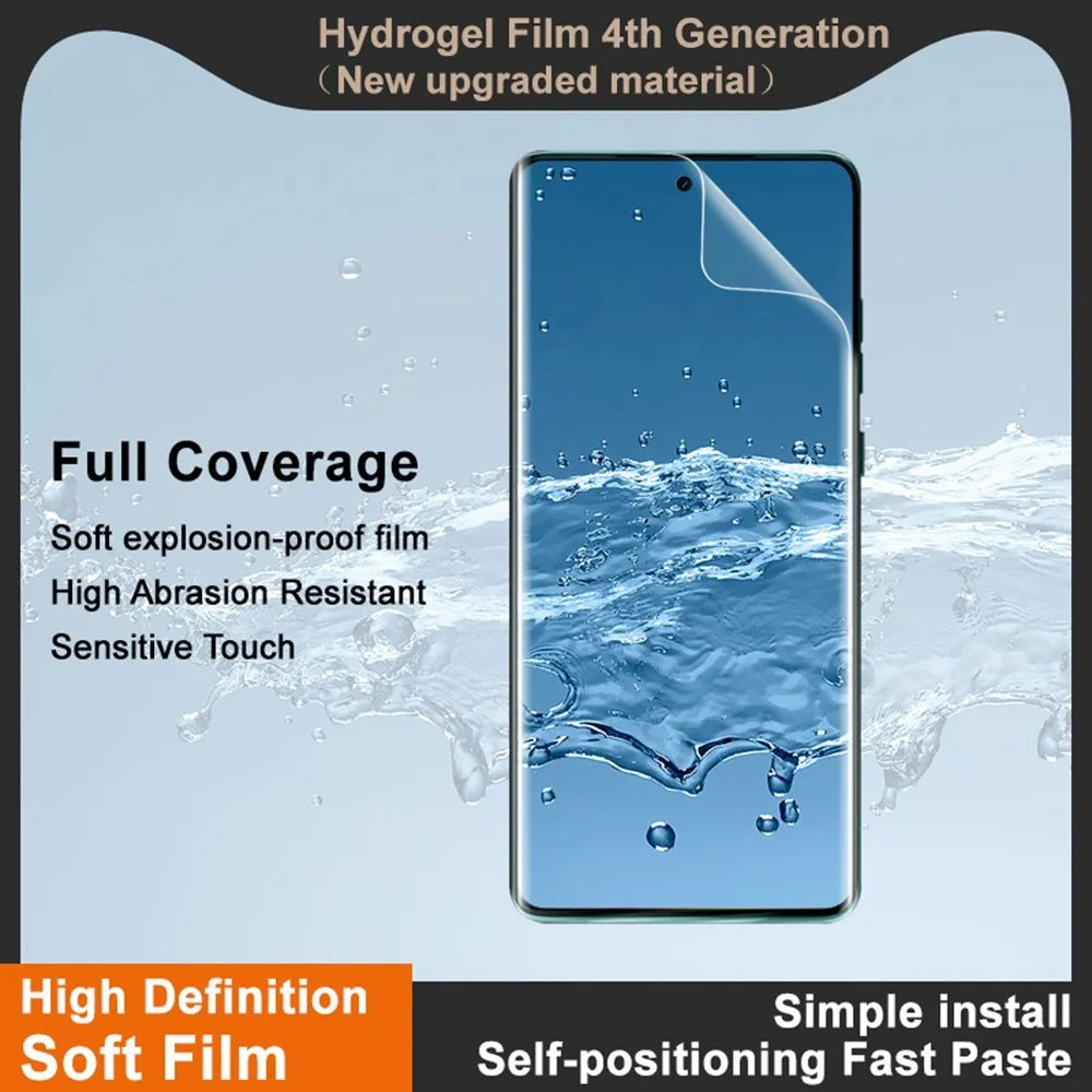 IMAK Hydrogel Film 4th Gen For Motorola Edge (2025) 5G / Edge 60 5G / 60 Fusion 5G / Edge 60 Pro 5G / Edge 60S 5G Full Screen Protector Clear TPU Film - 4