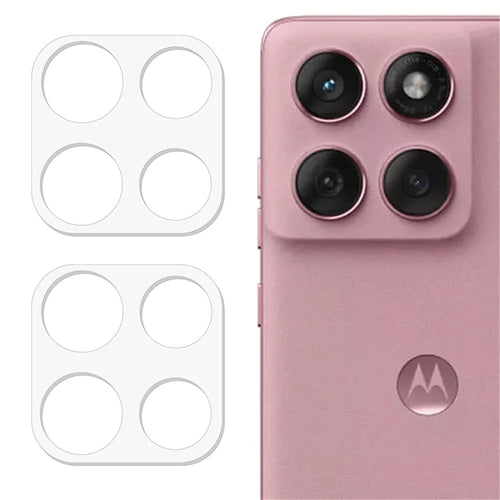 2Pcs For Motorola Edge 60 5G / 60 Fusion 5G / 60s 5G Camera Lens Protector 3D Arc Edge Anti-Scratch Tempered Glass Lens Film - 1