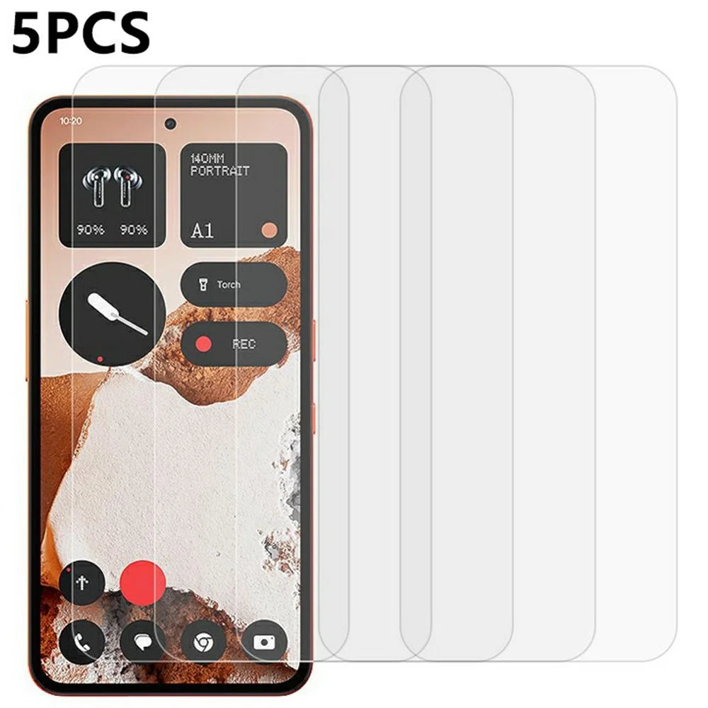 5Pcs For Nothing CMF Phone 2 Pro Front Screen Protector 0.3mm 2.5D Tempered Glass Clear Film - 1