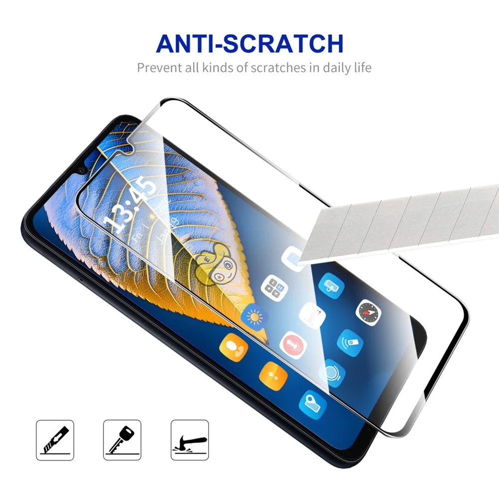 ENKAY HAT PRINCE For Samsung Galaxy M16 5G / Galaxy F16 5G HD Clear Film   Tempered Glass Screen Protector with Installation Tool - Transparent - 5