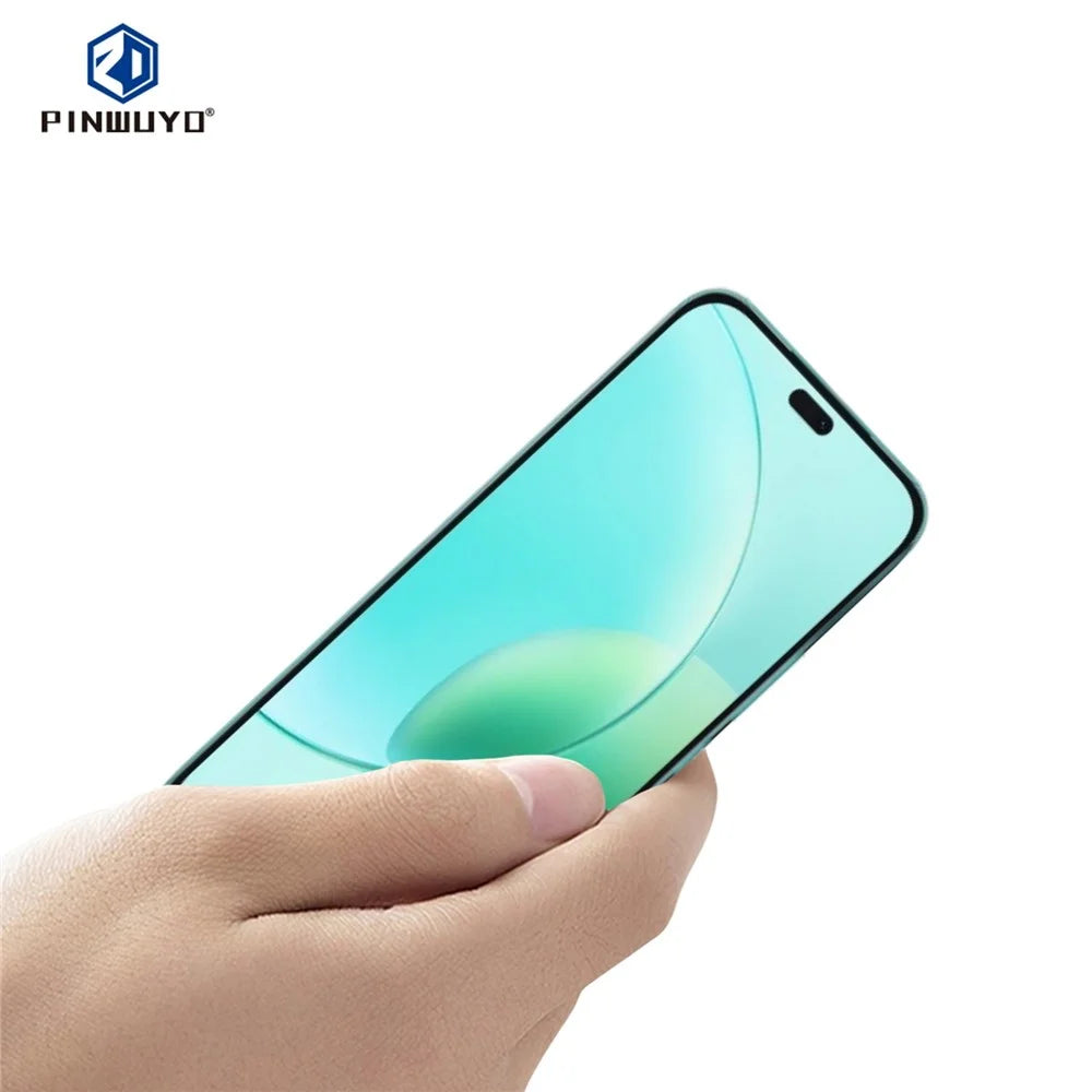 PINWUYO For Honor X70i Tempered Glass Film  JK Series-2 9H Full Screen Protector - Black - 2