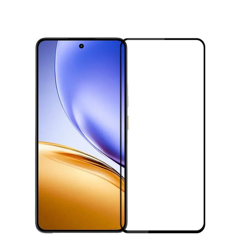 PINWUYO For Realme 14 5G Tempered Glass Film  JK Series-2 9H Full Screen Protector - Black - 1