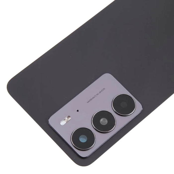For Realme C75 4G OEM Battery Housing Back Cover with Camera Ring Lens Cover Replacement - Black - 4