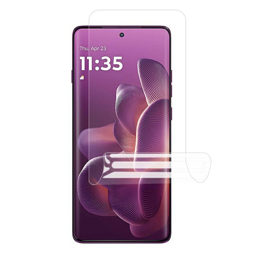 For Motorola Edge 60 Pro 5G Screen Protector Soft Hydrogel TPU Anti Scratch Screen Film - 1