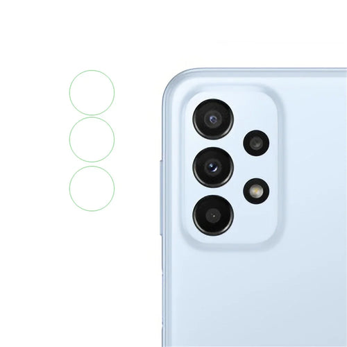 For Samsung Galaxy A23 5G (Global Version) Tempered Glass Camera Lens Film Ultra Clear Anti-abrasion Lens Protector - 1