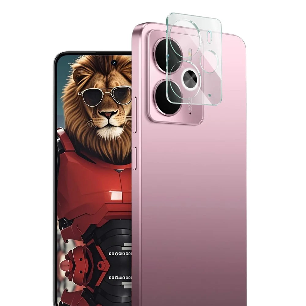 IMAK For Realme 14 5G Tempered Glass Camera Lens Protector + Acrylic Lens Cap - 1