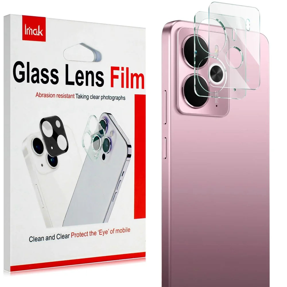 IMAK For Realme 14 5G Tempered Glass Camera Lens Protector + Acrylic Lens Cap - 6