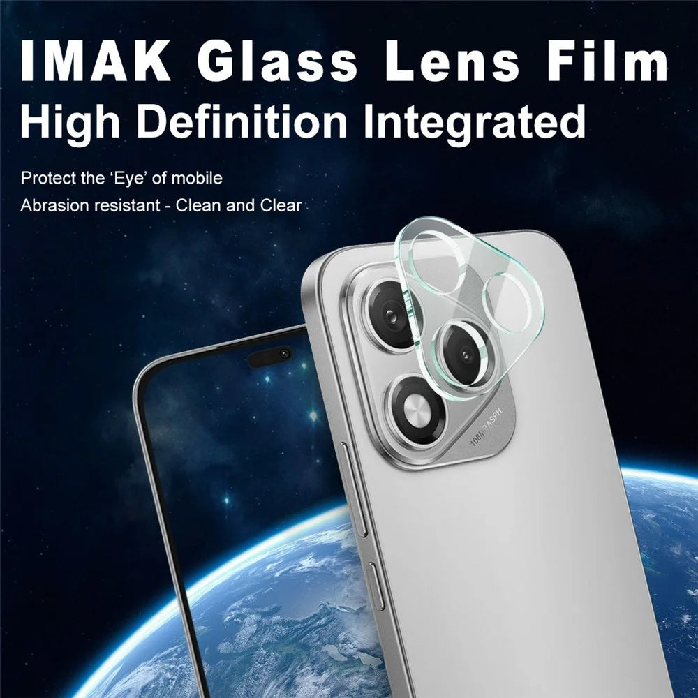 IMAK For Honor 400 Lite 5G Tempered Glass Camera Lens Protector + Acrylic Lens Cap - 2